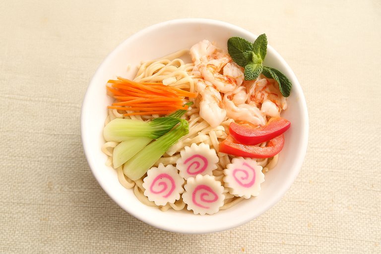 N CREV.Nouilles  aux crevettes