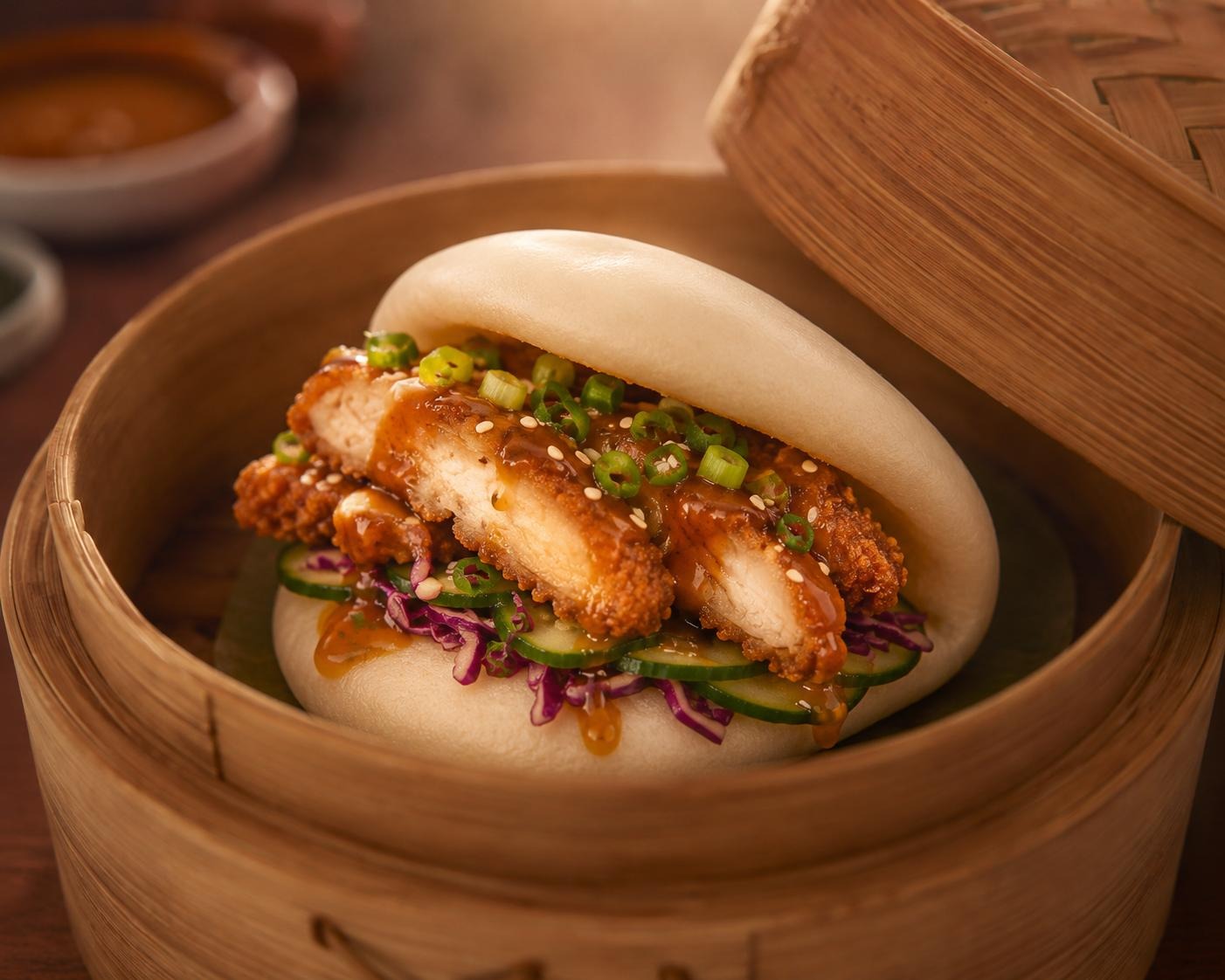 bao cr.bao au poulet croustillant